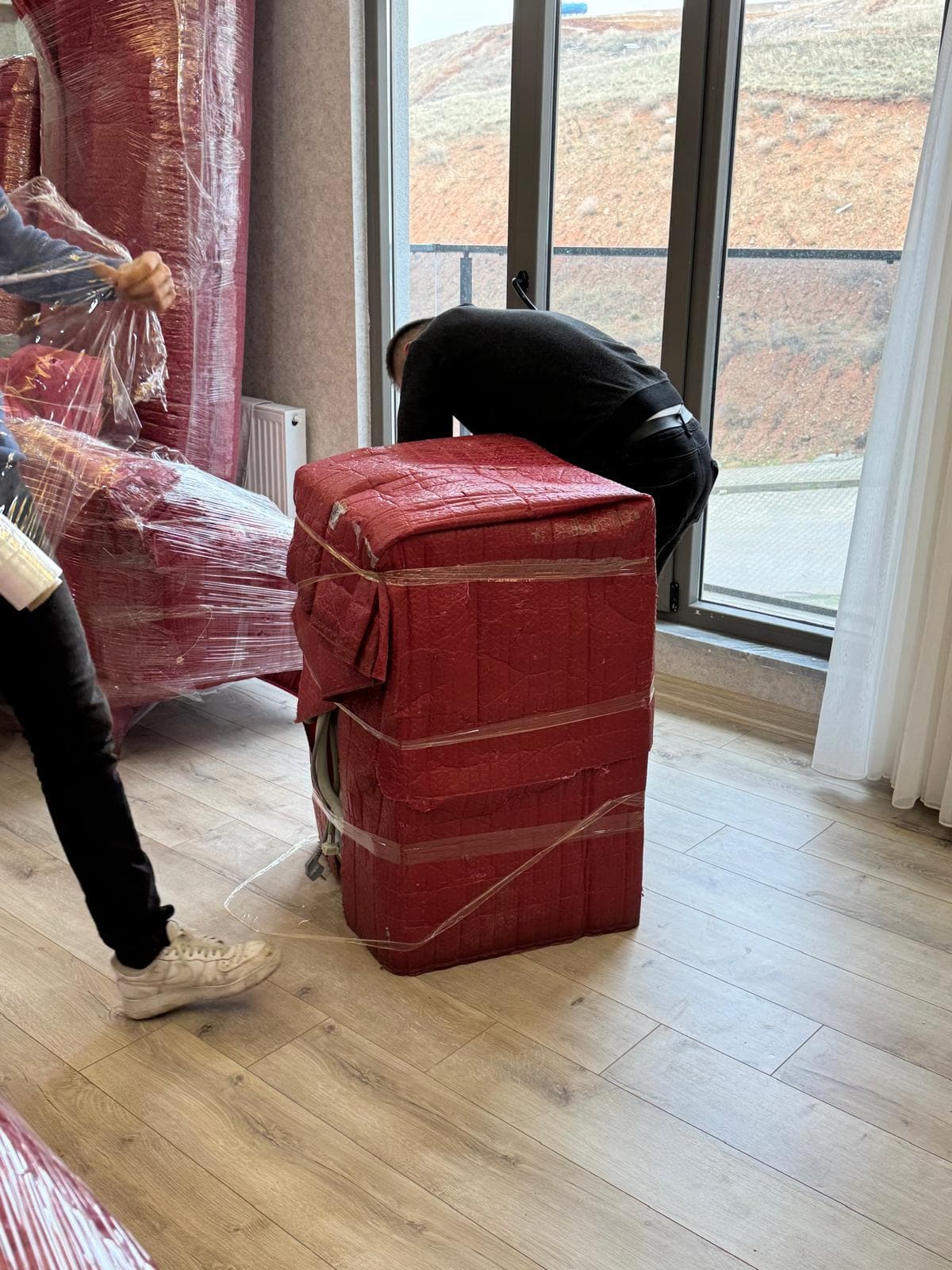 Battaniye ile mobilya sarma